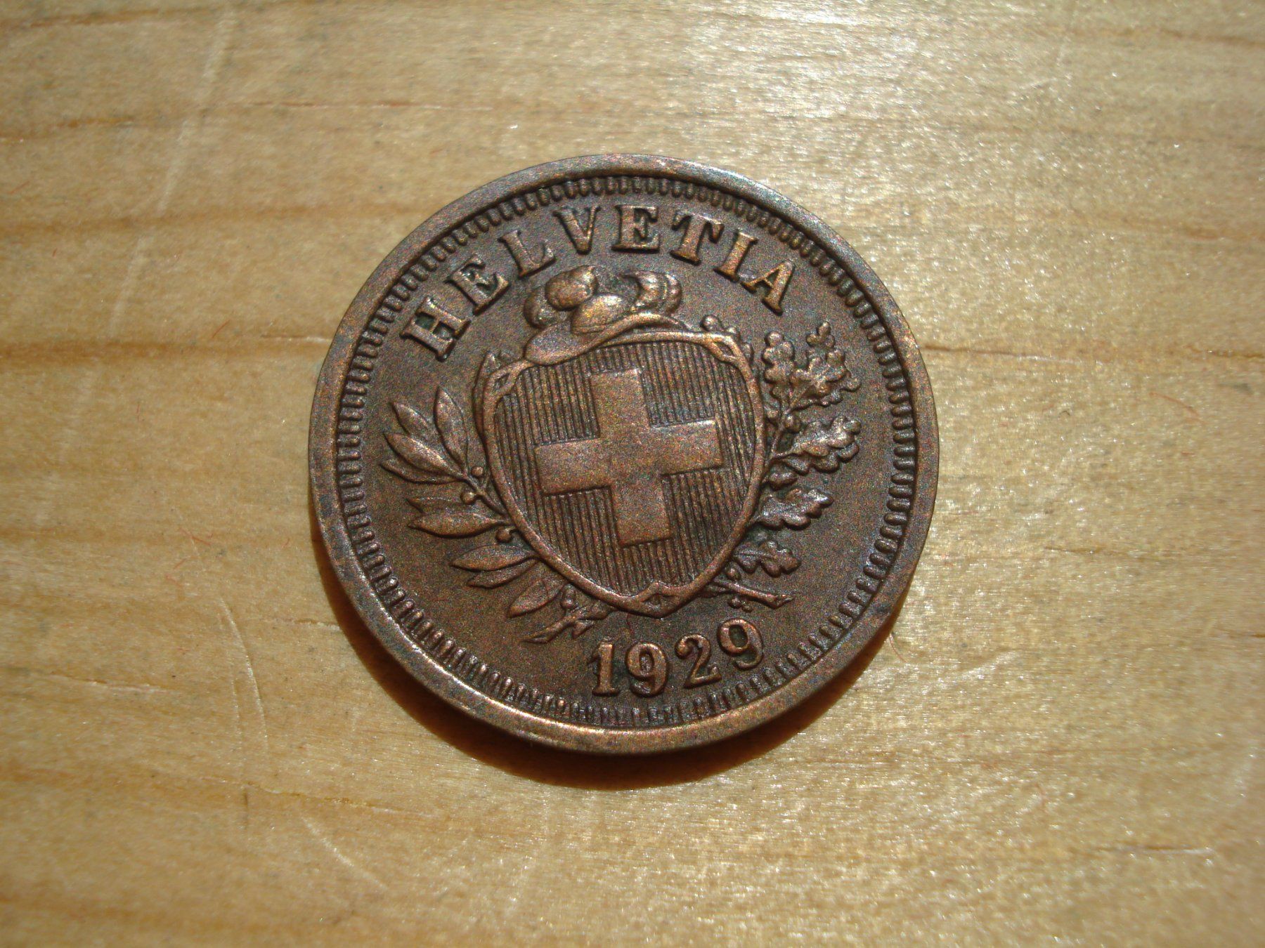 Tutti le monete: (N2) 1 Rappen 1929 – Usato da Erlach venduto da Net-Coins