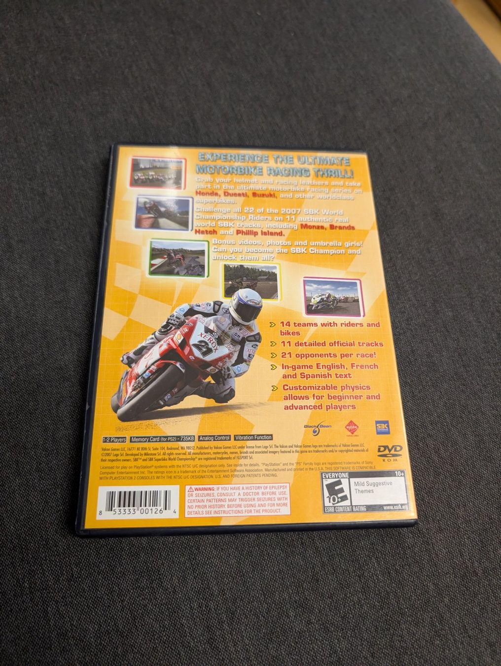 Giochi: SBK NTSC/USA Sony playstation 2 – Usato da Giubiasco venduto da Ticinerd 1