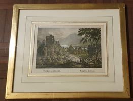 Bild - kolorierte Lithographie Gesslers Schloss