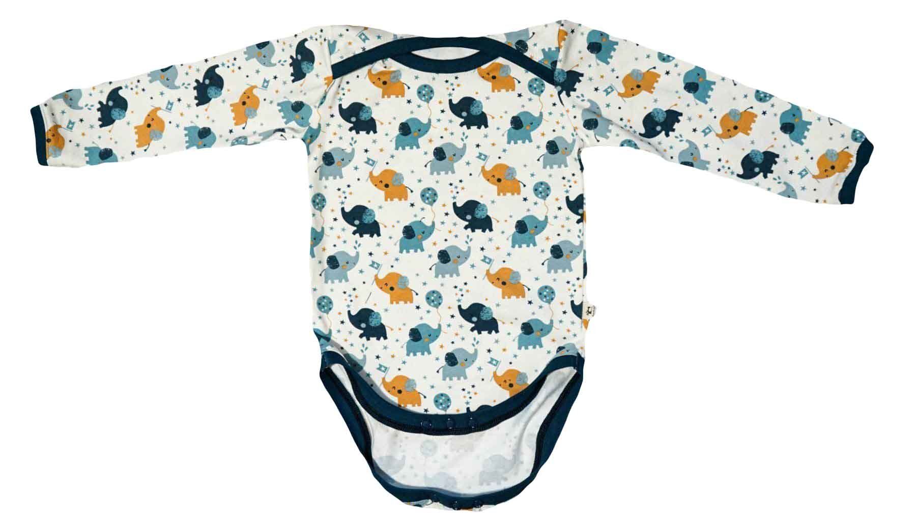 Biancheria intima: Langarm Body mit Elefant 74/80 NEU – Nuovo e nell'imballaggio originale da Zürich venduto da sambaum 1