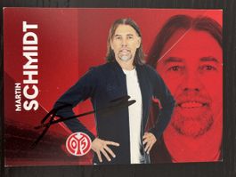 Autogrammkarte Martin Schmidt Mainz 05, signiert! Selten