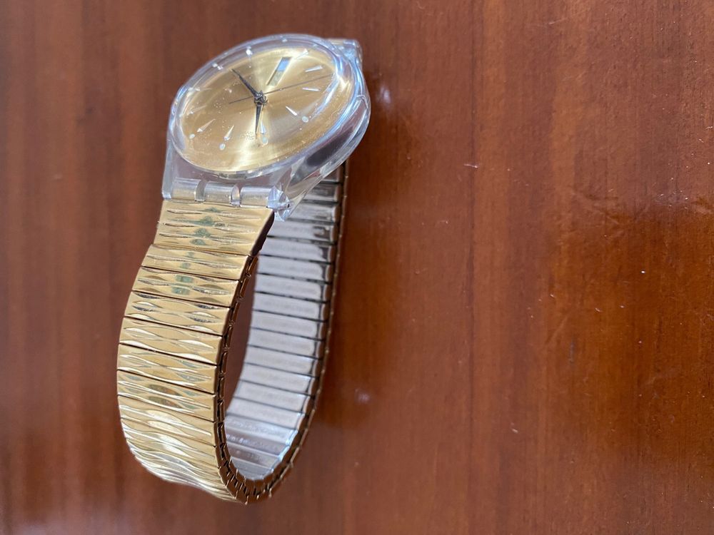 Swatch Orologi: Vintage Swatch Uhr, Goldig, Sammlerstück, Rarität! – Usato da Allschwil venduto da Robot3 1