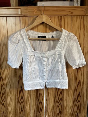 The Kooples, weisses Top, Grösse XS