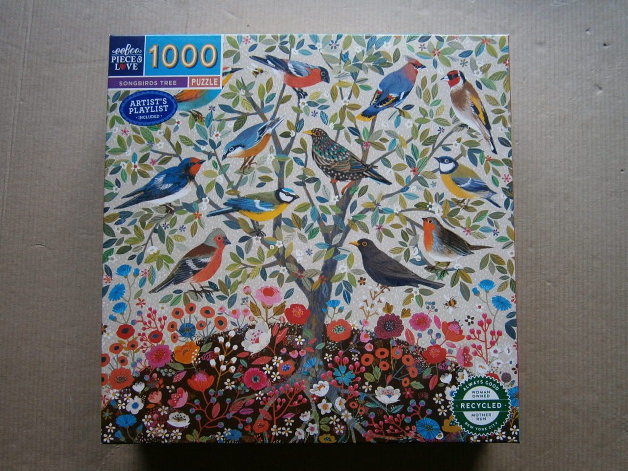 Puzzle: Puzzle 1000 Teile Baum mit verschieden Vogel – Nuovo e nell'imballaggio originale da Pratteln venduto da 66werni