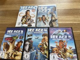 Ice Age DVD Set 1-5 guter Zustand