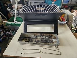 Florabest Klappgrill Holzkohlegrill transportabel gebraucht