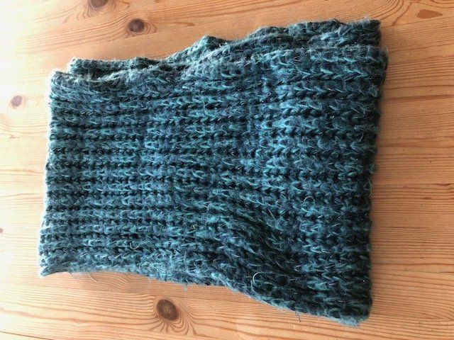 Foulard & Sciarpe: Echarpe circulaire verte chiné, chaude – Usato da Aigle venduto da Tchamille 2
