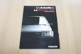 Mazda 323 Prospekt 11/1982 Französisch