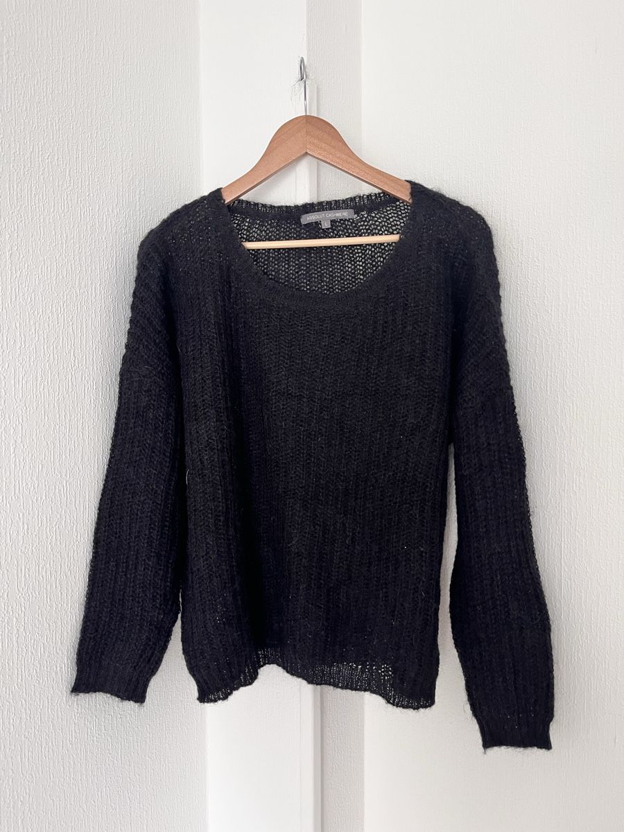 Pullover & Sweatshirts: Pullover Absolut Cashmere black size L mohair blend – Gebraucht aus Lausanne von Danash