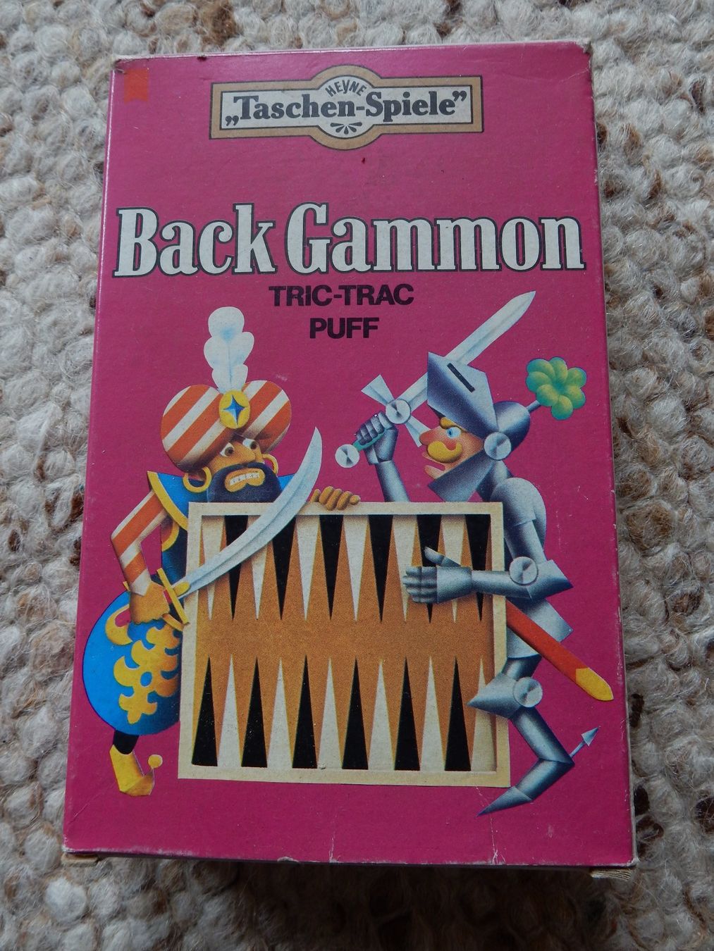 Spiele: Reyne Taschen-Spiel Backgammon Tric-Trac Puff – Gebraucht aus Jona von JOberg_25