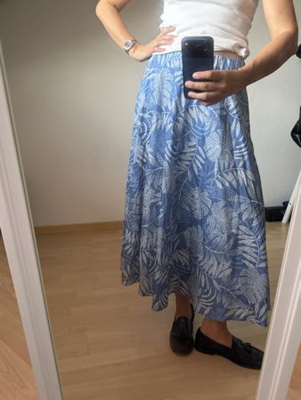 Rock aus feiner Baumwolle L / XL made in Italy