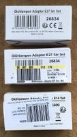 LOT GLÜHLAMPEN ADAPTER NEU UND ORIGINALVERPACKT