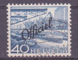 SBK-Nr. 72 (Technik und Landschaft, 1950) gestempelt