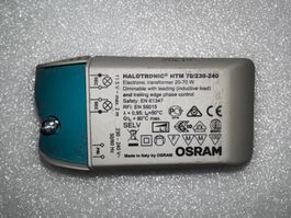 21 Stk. OSRAM Halotronic HTM 70/230-240 Transform. 20-70W