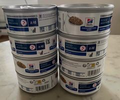 8 Dosen Katzennassfutter Hill's z/d sensitivities
