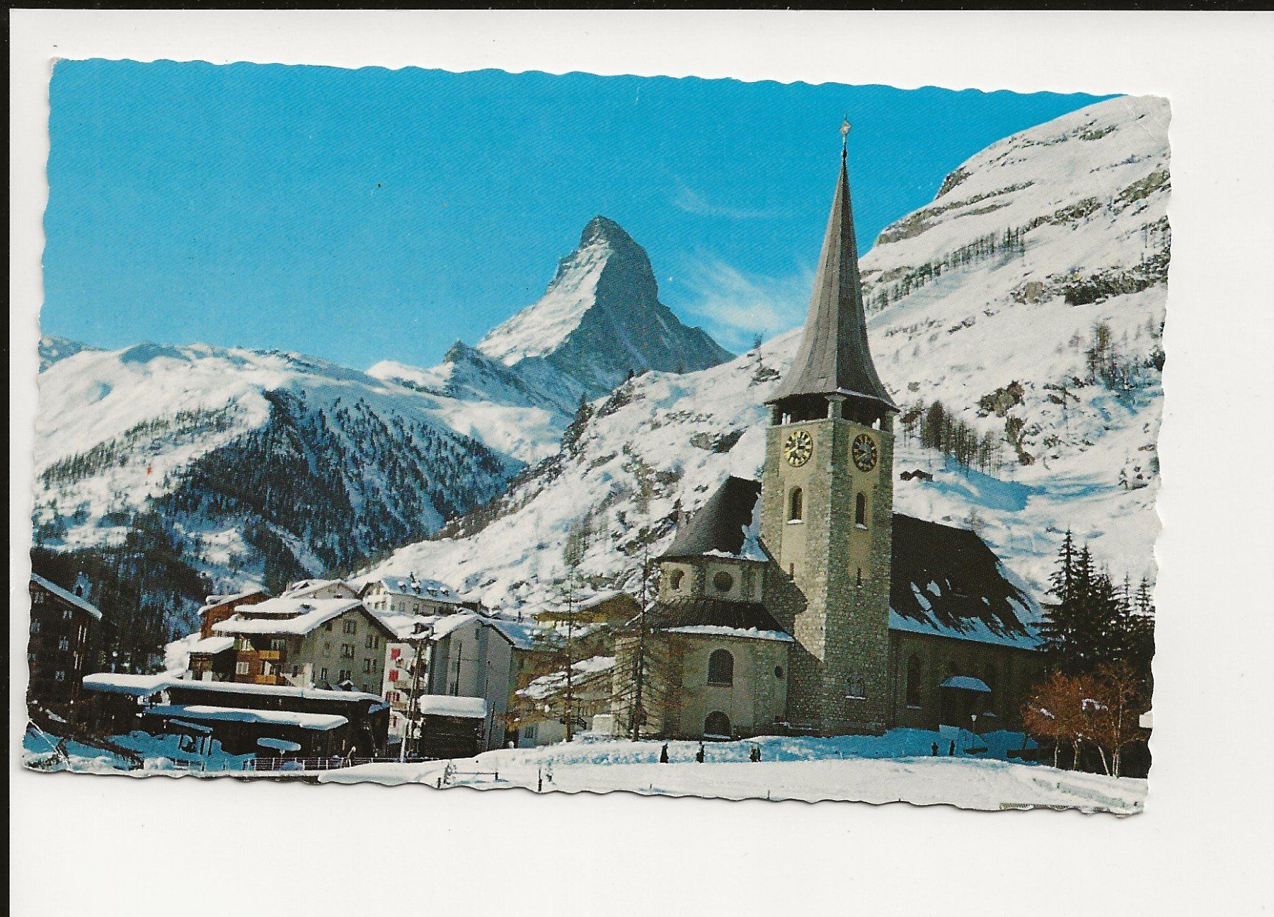 Cartoline postali: AK 1966 Zermatt mit Matterhorn – Usato da Greifensee venduto da 315WDO
