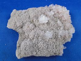 Quartz auf Rhodochrosit