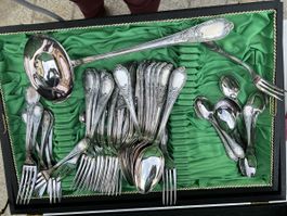 Besteckset solingen versilbert Besteckkasten gebraucht