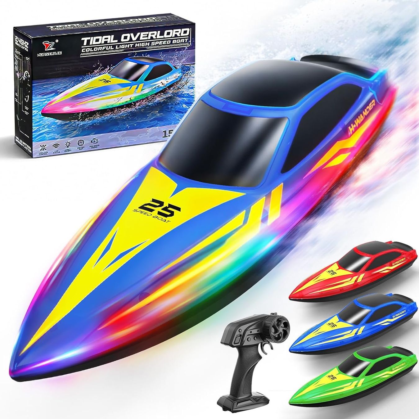 RC Modellbau: Ferngesteuertes Boot LED Beleuchtung 7 Lichtmodi h – Neu und originalverpackt aus Hundwil von Stallone6