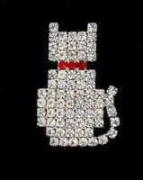 Brosche Katze