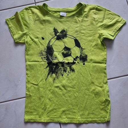 Lässiges T'Shirt mit Fussballmotiv Gr. 146/152
