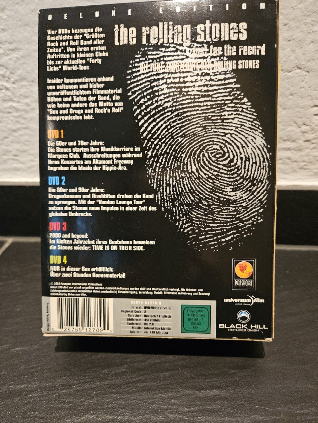 Tutti i DVDs: Rolling Stones - Just for the Record (DVD Box)4 DVDs – Usato da Bertschikon Gossau venduto da simla09 2