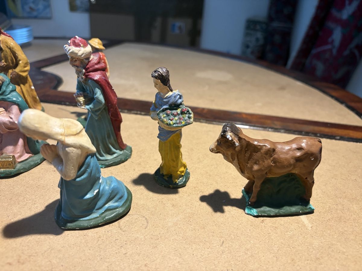 Figuren: Krippenfiguren-Set alt; guter Zustand – Gebraucht aus Meierskappel von Hala03 5
