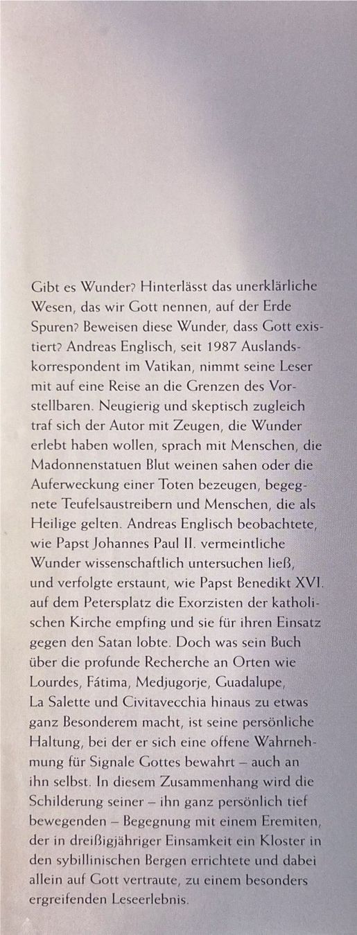 Libri: Englisch Andreas, Gottes Spuren – Nuovo (secondo la descrizione) da Sarnen venduto da Livres 2