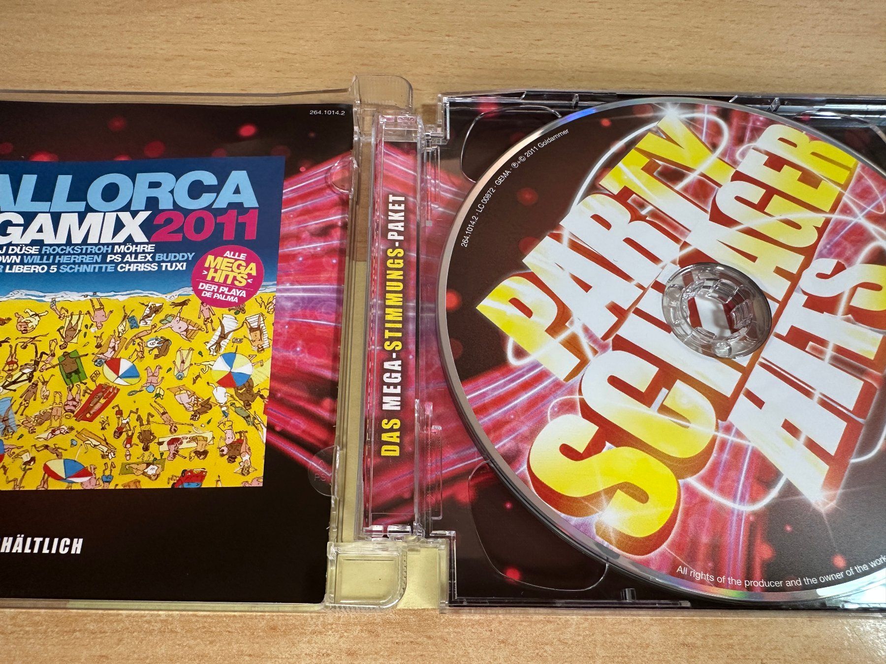 CDs: P1 Various - Partyschlager Hits Vol.1 - 2 CD – Gebraucht aus Rikon im Tösstal von Alpenmutz 2