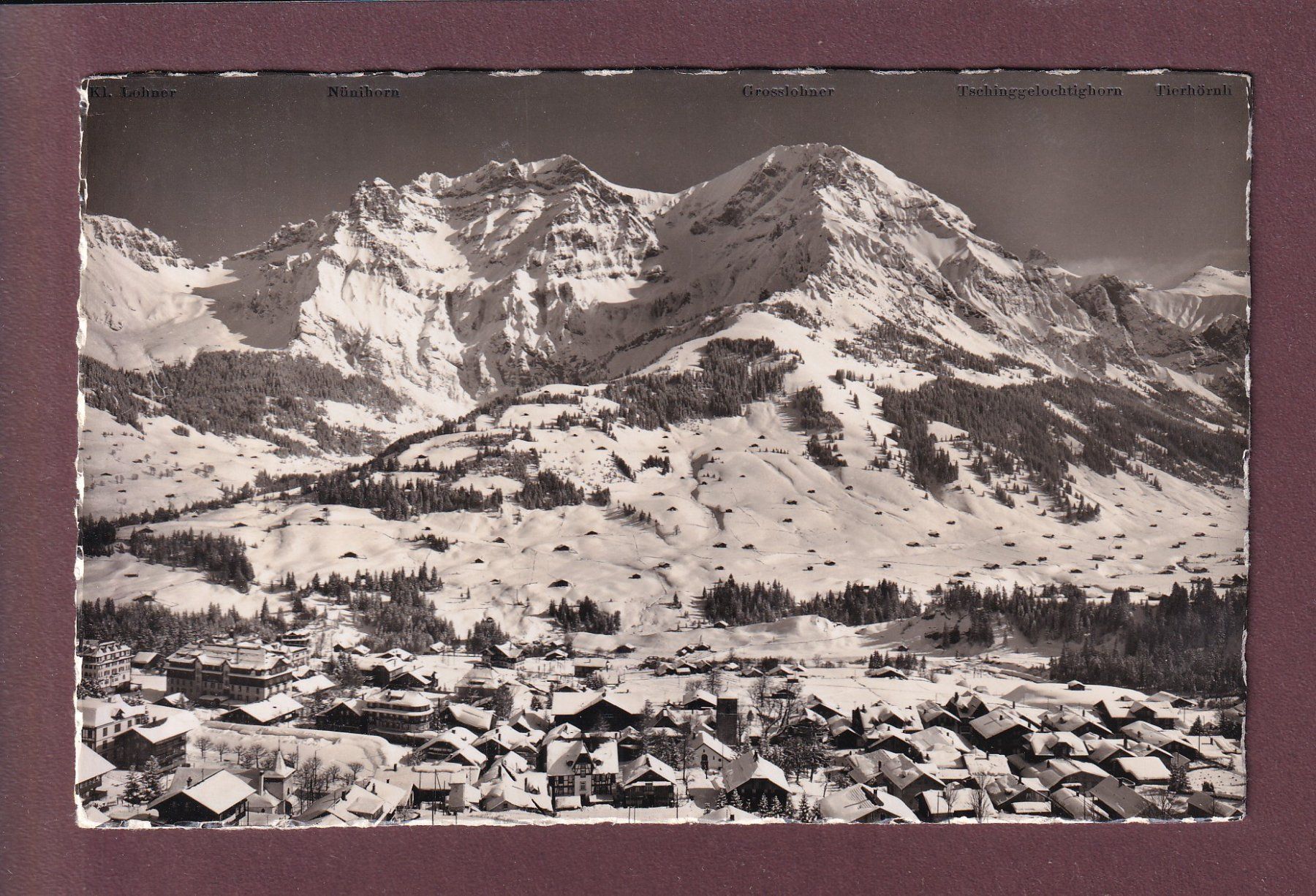 Cartoline postali: ADELBODEN - Grosslohner – Usato da Pully venduto da nicecards