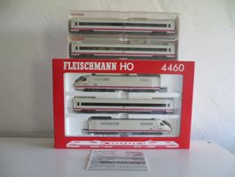 Fleischmann H0: Triebwagen ICE, 5-teilig, 4460/61/62, OVP