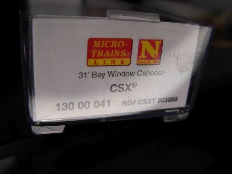 Micro Trains Line Modelleisenbahnen: N: USA Caboose CSX – Neu (gemäss Beschreibung) aus Oberrieden von Hobbyschiff 1
