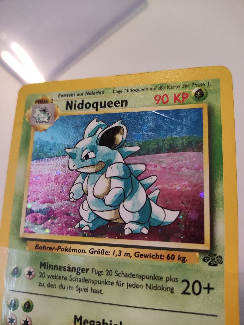 Pokémon Sammelbilder & Trading cards: Nidoqueen- 7/64 Jungle Set- Vintage- HOLO – Gebraucht aus Wilen b. Wollerau von ATS90 2
