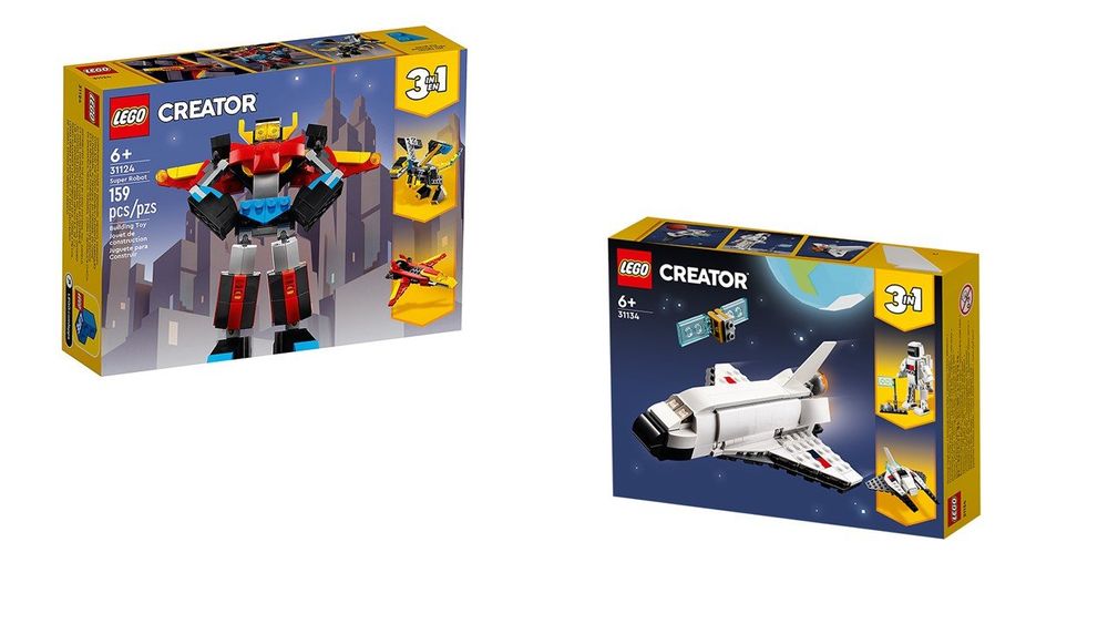 LEGO 31124 + 31134 Creator 3in1 Super-Mech Roboter&Spaceshut (Neu und ...