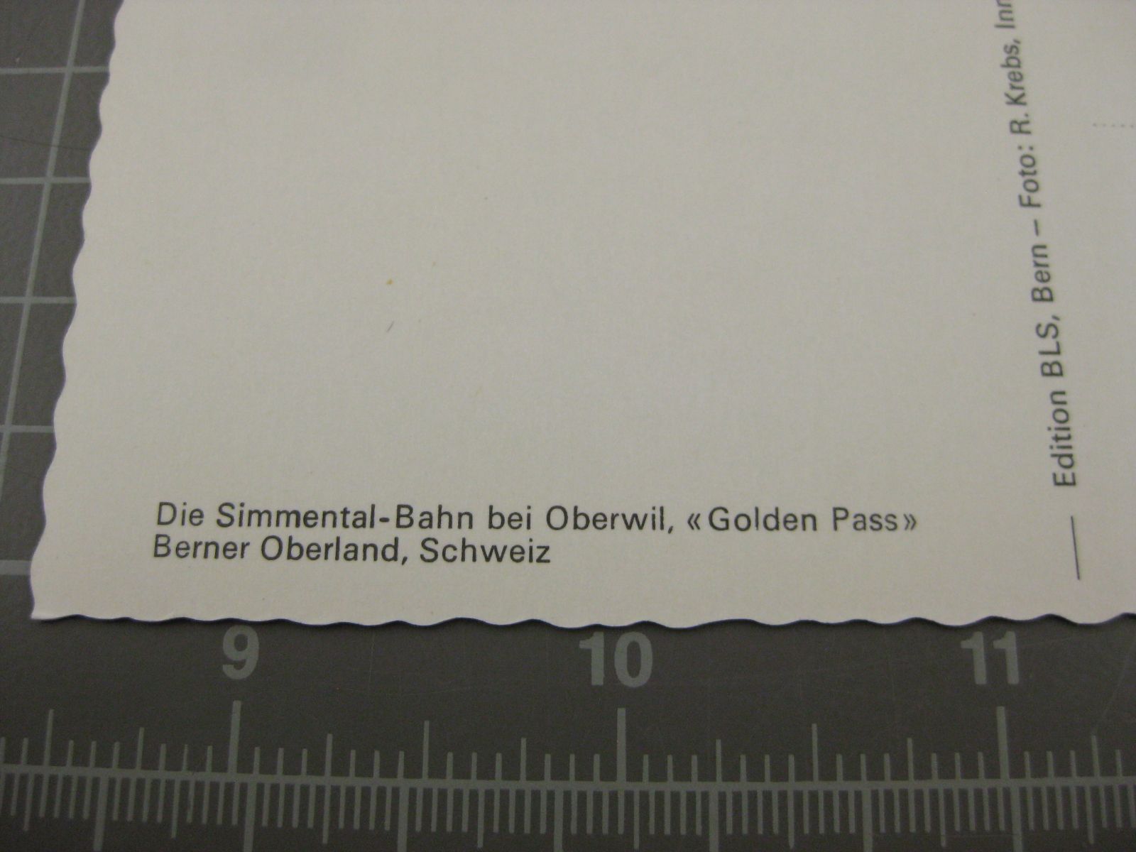 Ansichtskarten: Simmental Oberwil mit BLS Zug – Gebraucht aus Malters von Marosko 2