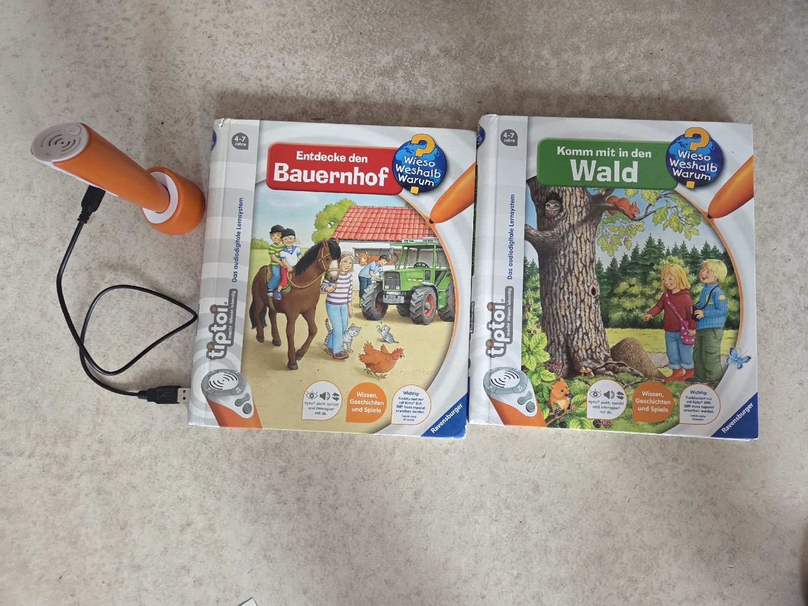 Tiptoi Starter-Set mit Stift und 2 Büchern (Gebraucht) in Zürich für ...