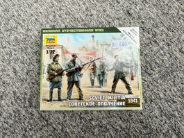 ⭐️ Zvezda 1:72 Soviet Militia 1941 ⭐️