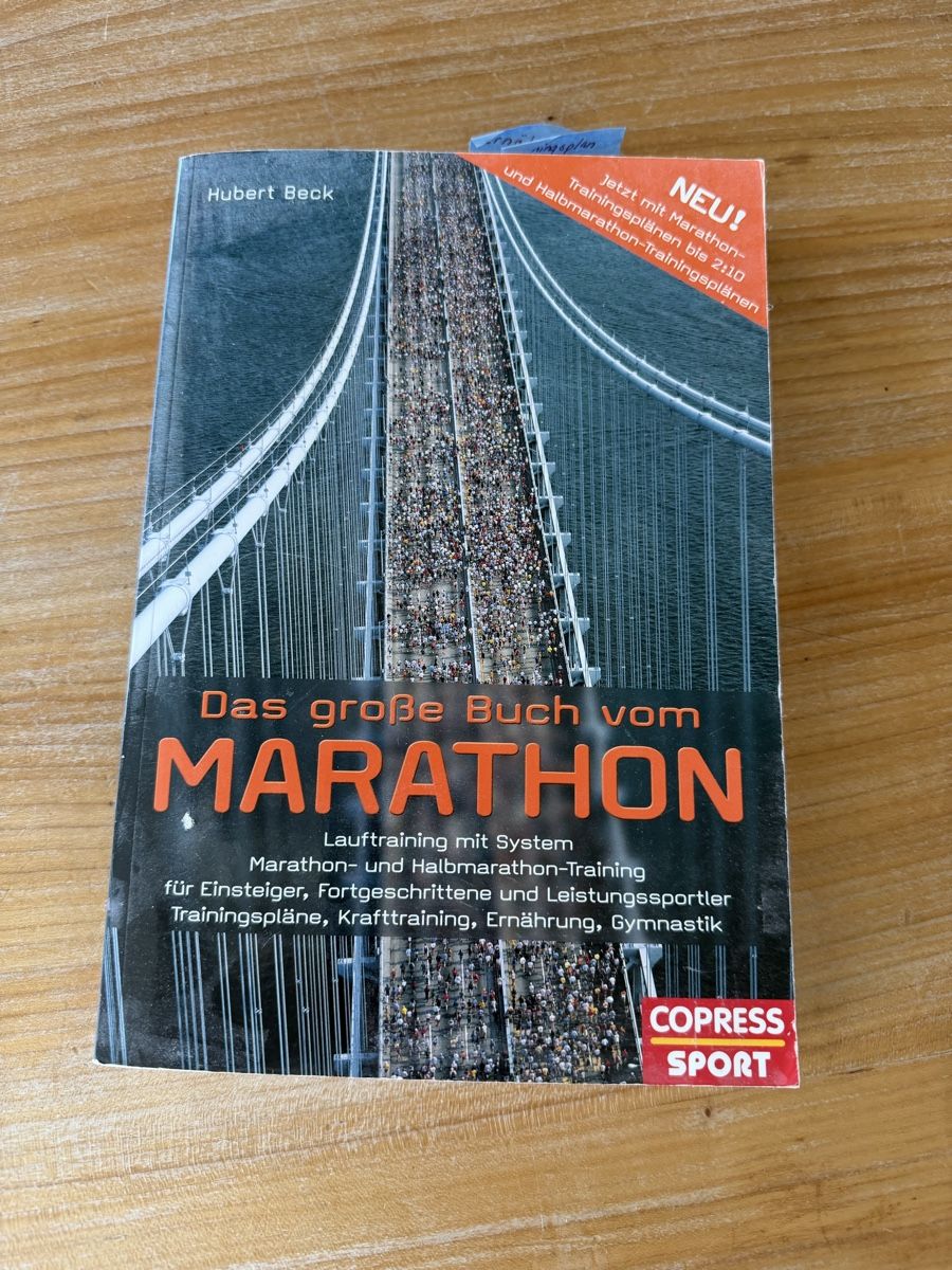 Libri: Das grosse Buch vom Marathon-Training, Top Zustand! – Usato da Widen venduto da Lupina2000