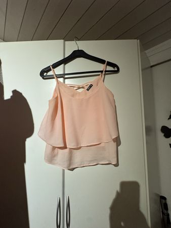 Sommertop Damen rosa Spaghettiträger