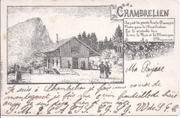 CHAMBRELIEN, carte Oscar Huguenin