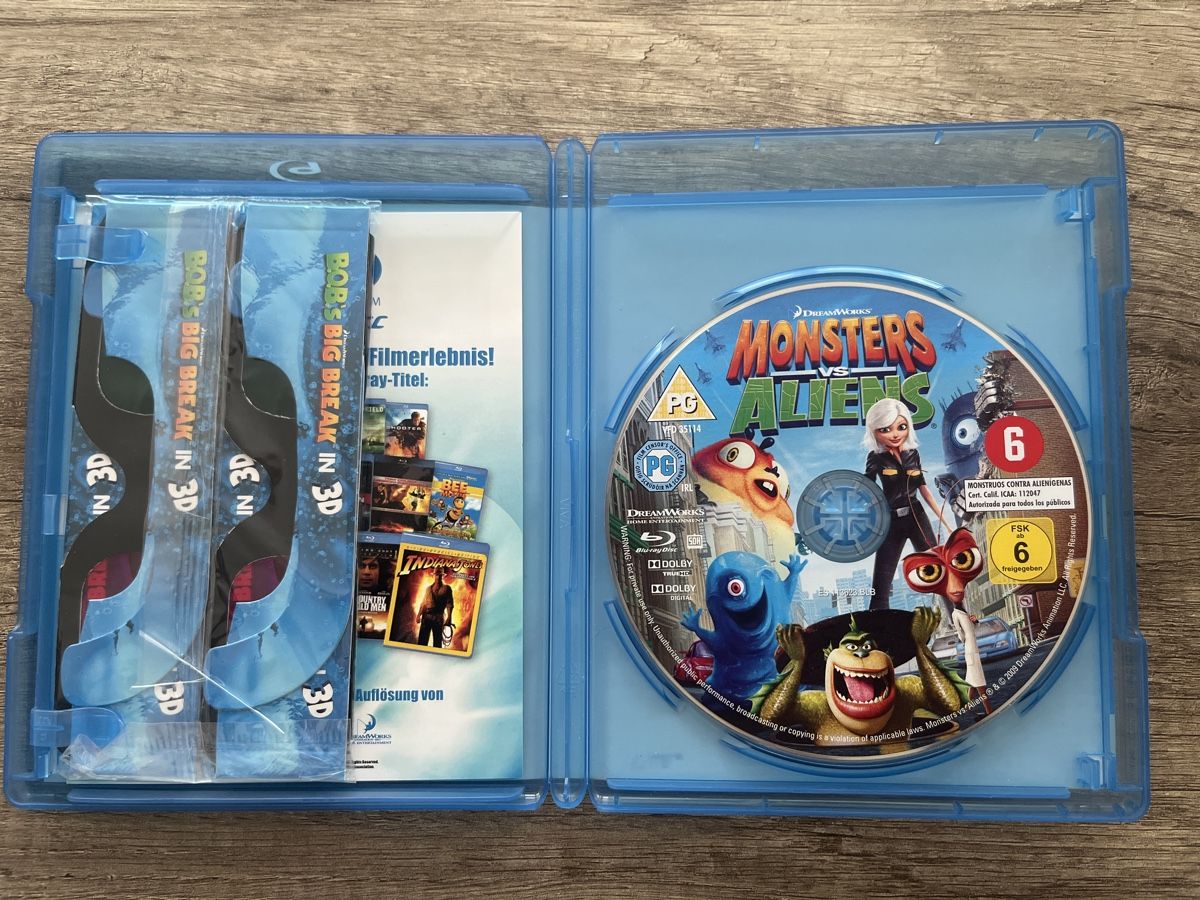 Tutti i DVDs: Monster und Aliens Blu-ray 3D – Usato da Frutigen venduto da abr_w5b2 1
