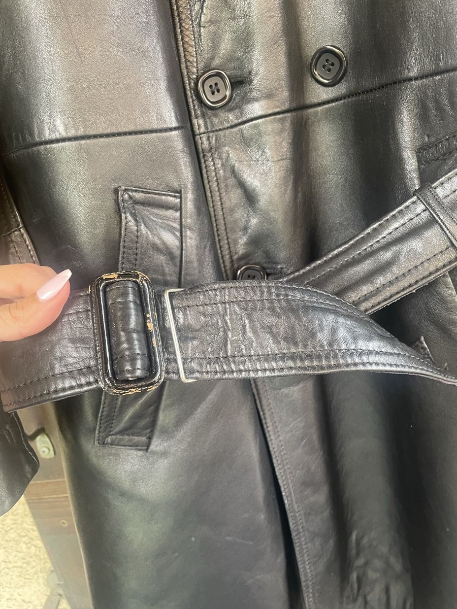 Manteaux: Manteau cuir long noir – D'occasion à Lausanne par lau_x22z 2