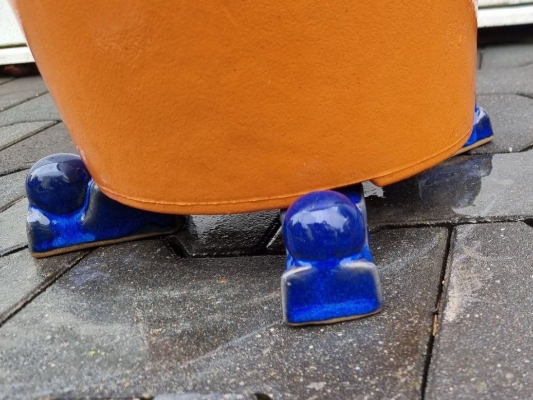 Blumentöpfe: Schöner grosser blau Glasierter Übertopf – Gebraucht aus Lotzwil von  5