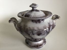 VILLEROY & BOCH Ancien sucrier / alte Zuckerdose (1860)