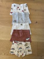 5 Unterhosen Jungen Boxershorts Set Motiv gemischt 98/104