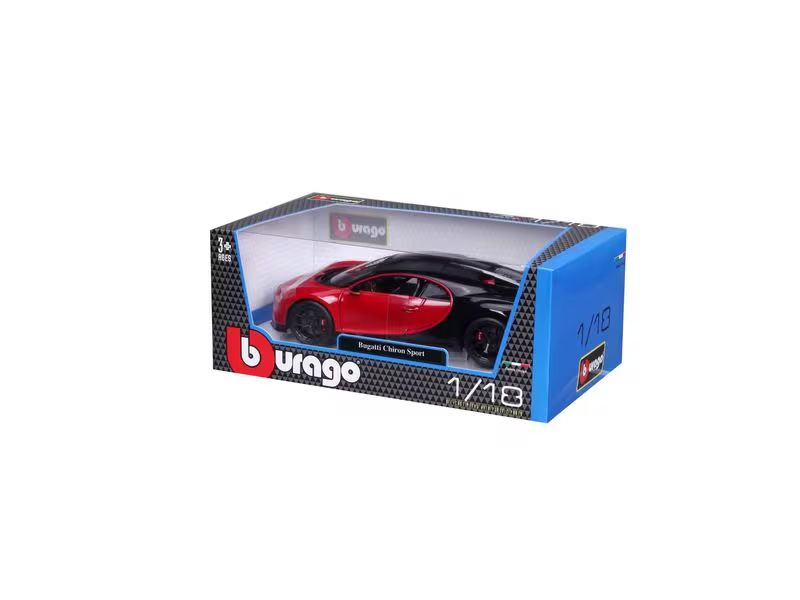 Bugatti Modellautos: Bugatti Chiron Sport rot 1/18 – Neu und originalverpackt aus Opfikon von Cycomyco 3