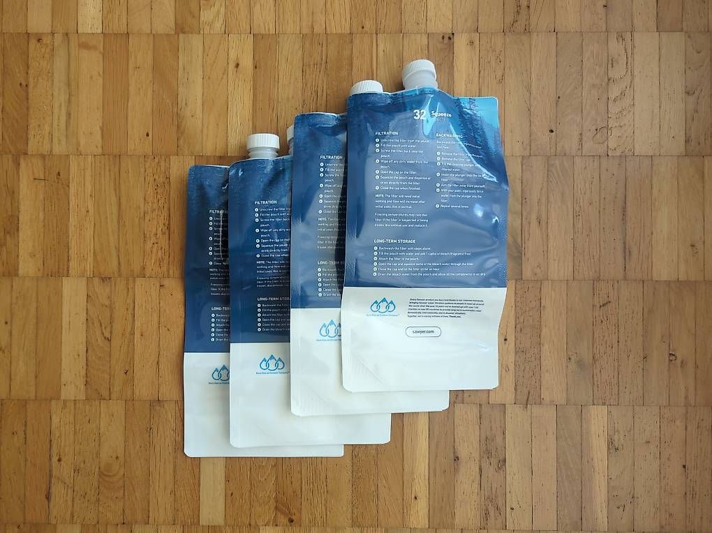 Aliments & Spécialités: 4x originale Sawyer Quetsch-Beutel (ca. 1L) - NEU – D'occasion à Kreuzlingen par misfit777 1