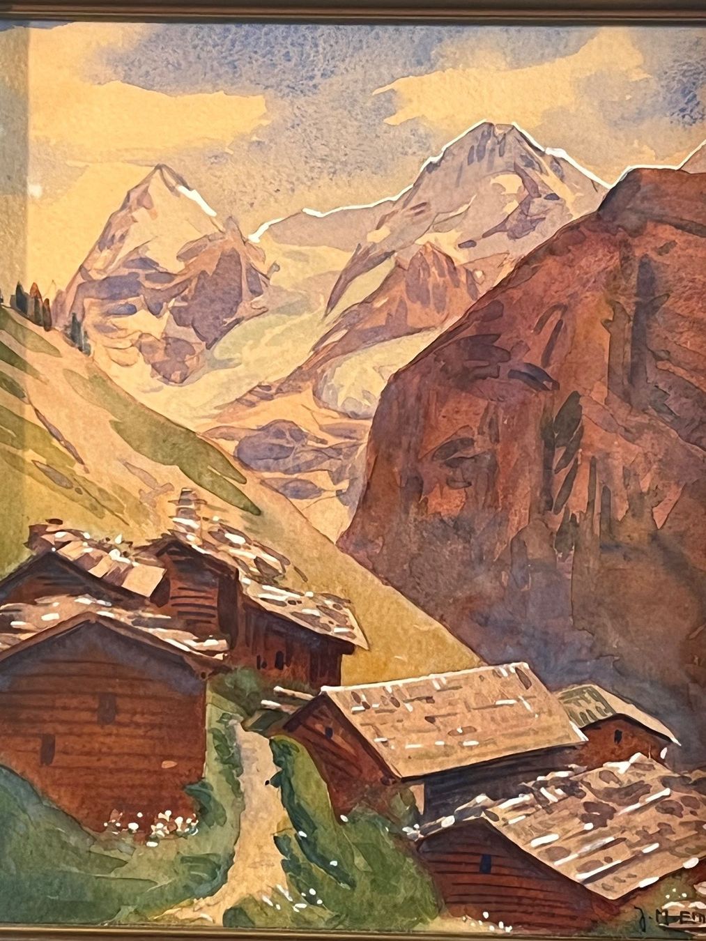 Dipinti: Jean Max Erni - Original Gemälde – Usato da Basel venduto da PAUL_ART 1