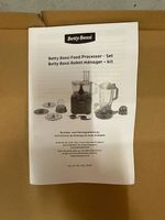 Betty Bossi Food Processor Set, ohne Mixkrug (neu)