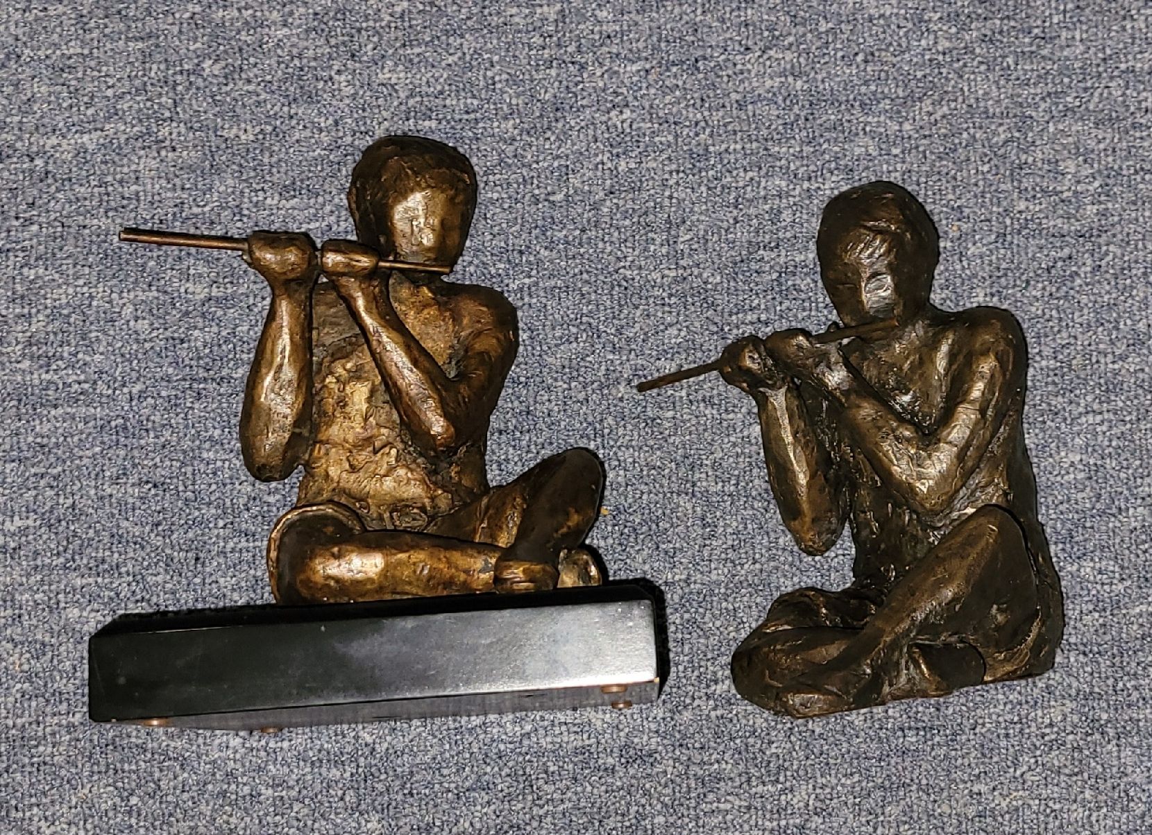 Statuette: Bronzini 2 Suonatori flato traverso – Usato da Lugano venduto da Collezionismo59 5